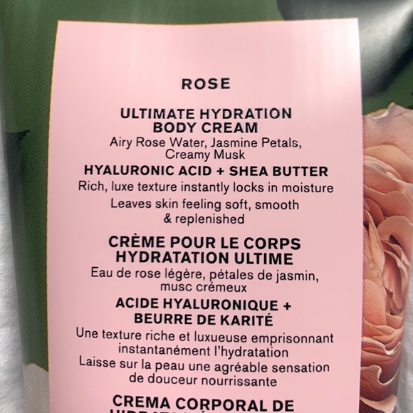 NWOT ROSE large moisturizing body cream - Picture 3 of 7